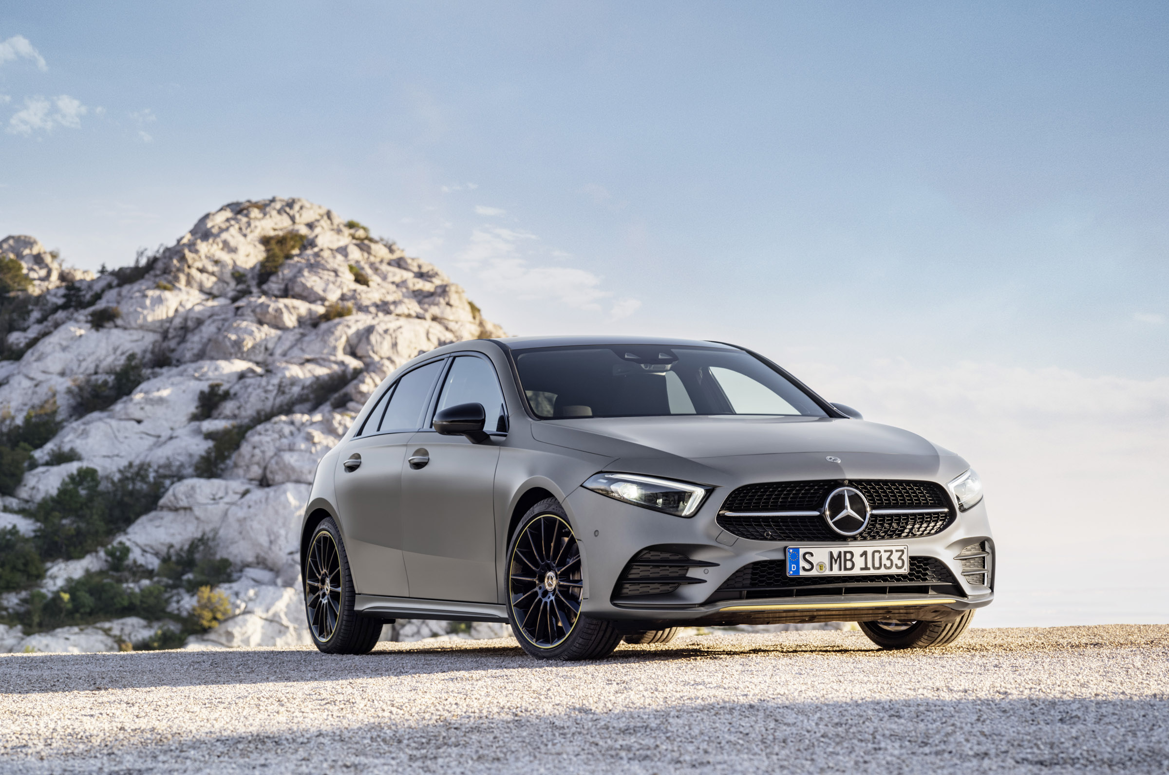 Mercedes-Benz A-class front three quarter