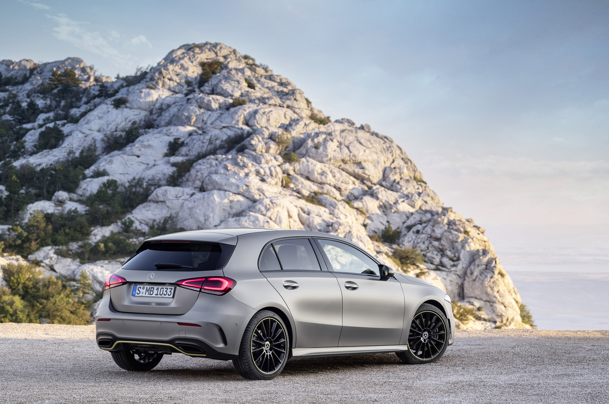 Mercedes-Benz A-class rear three quarter