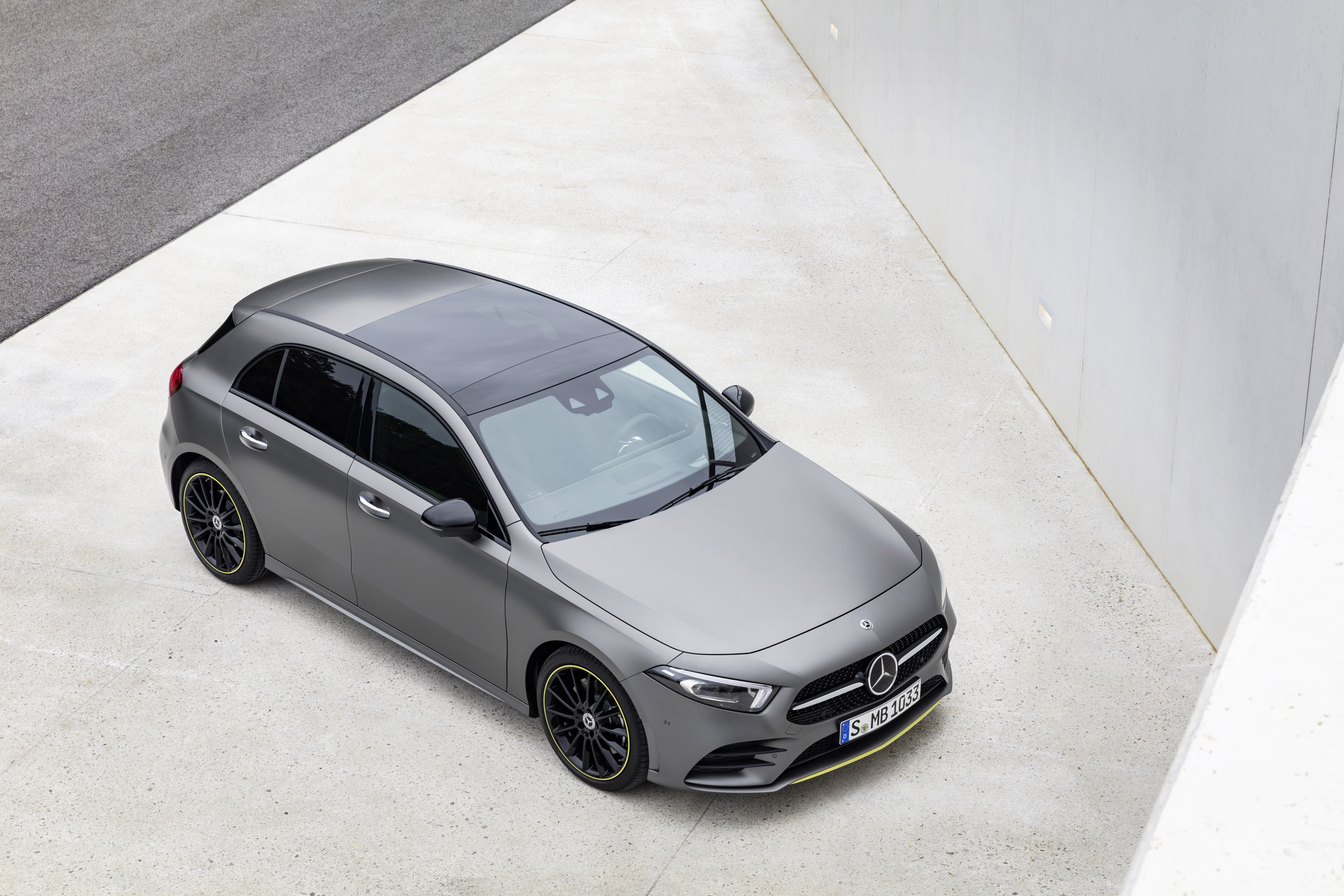 Mercedes-Benz A-class front three quarter high