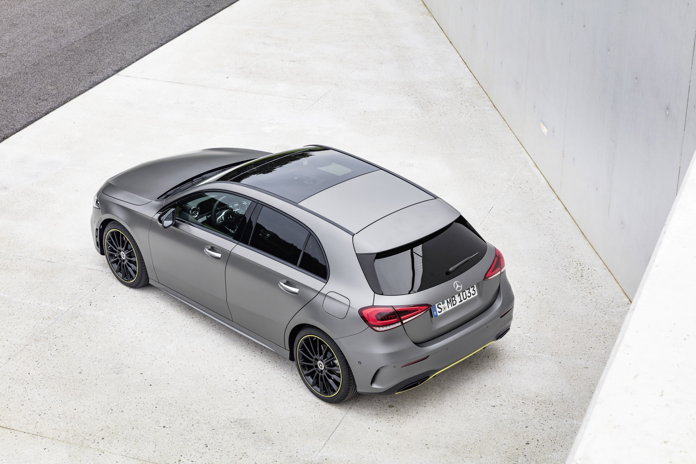 Mercedes-Benz A-class rear three quarter high