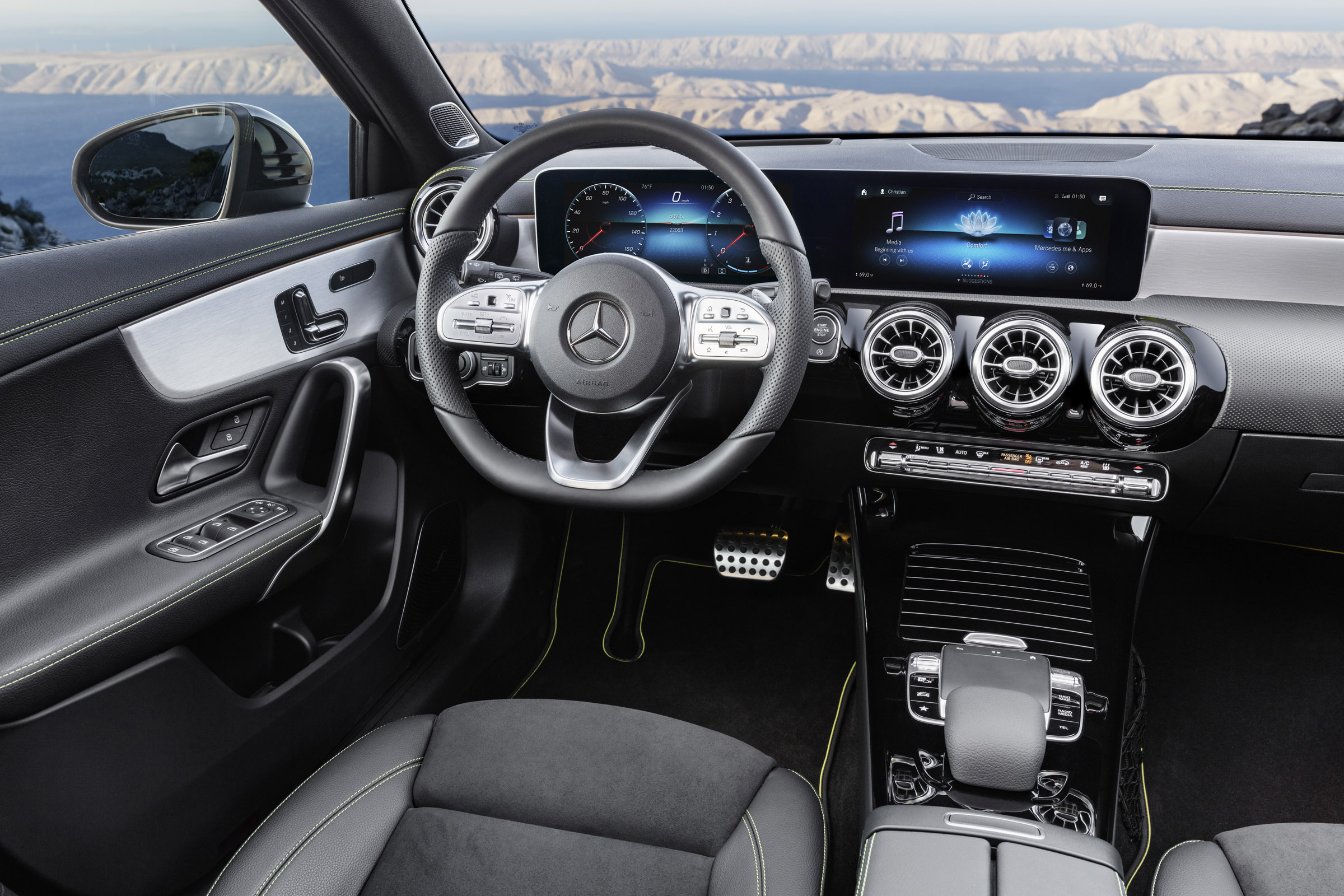 Mercedes-Benz A-class interior