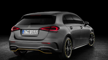 Mercedes-Benz A-class rear three quarter studio