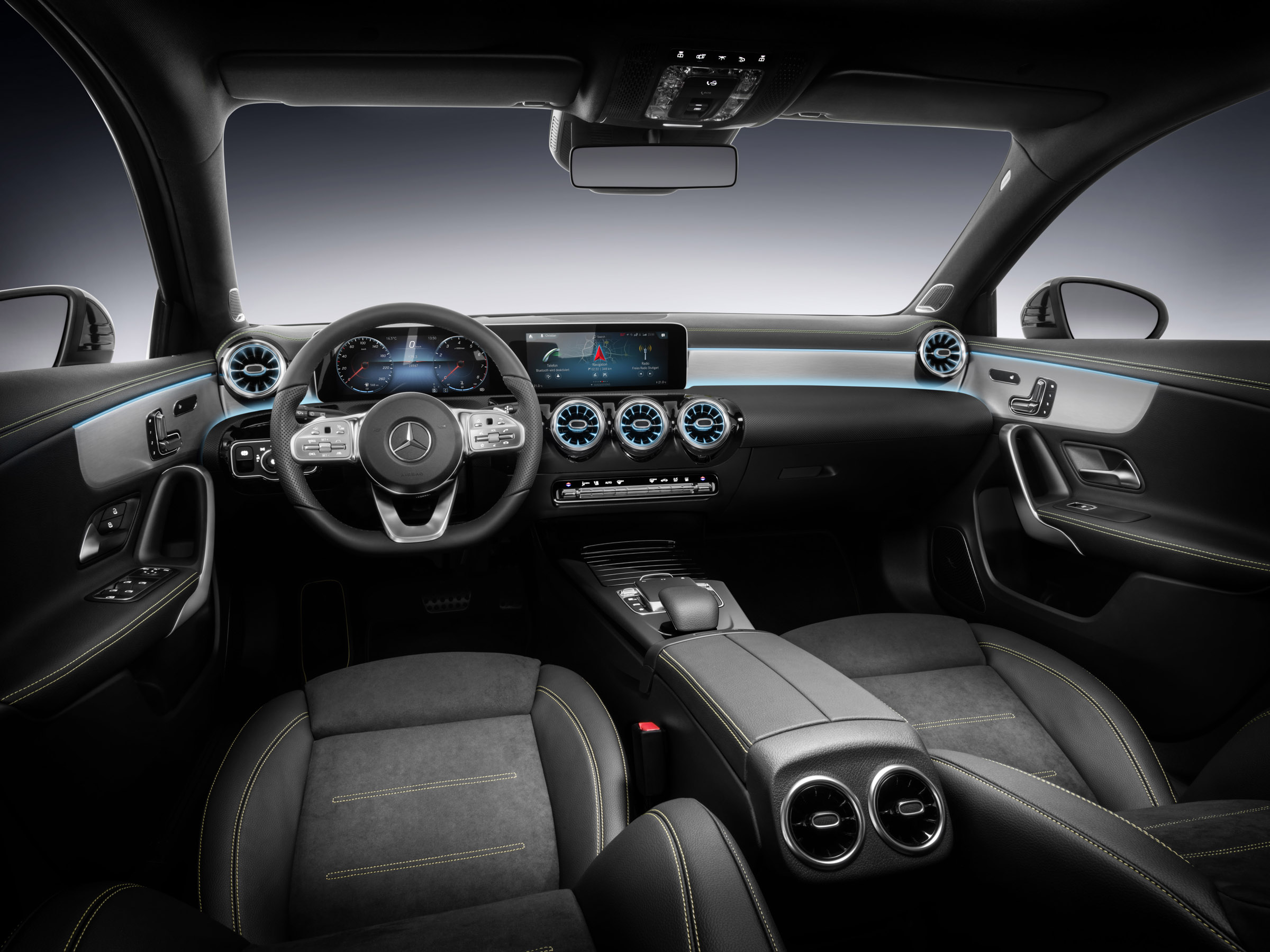 Mercedes-Benz A-class interior studio