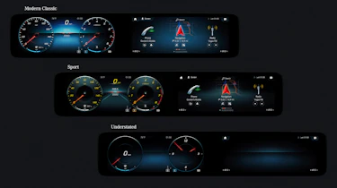 Mercedes-Benz A-class display