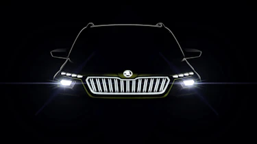 Skoda Vision X teaser - front