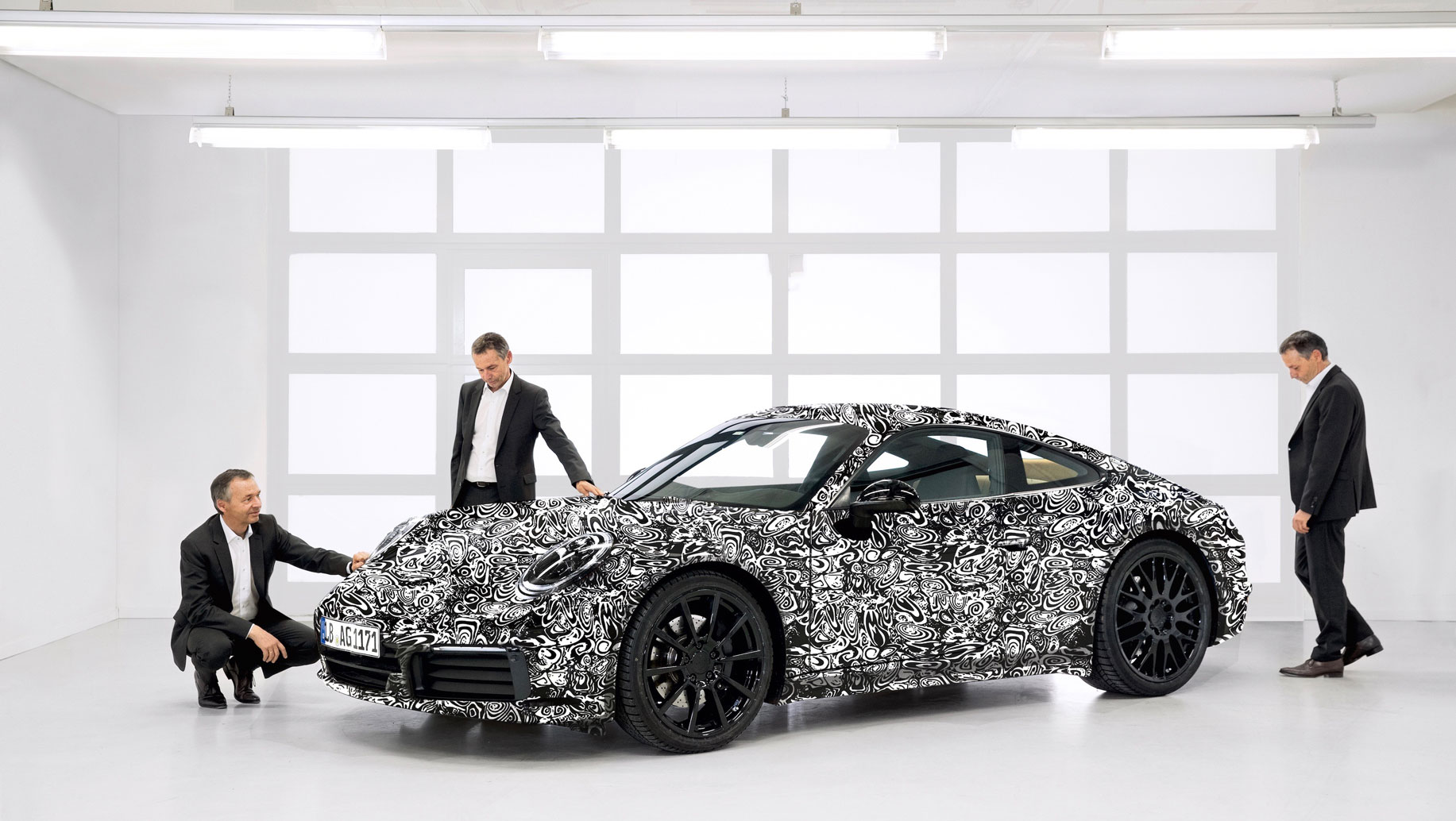 August Achleitner and the 992 Porsche 911 prototype