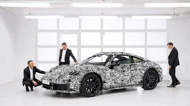 August Achleitner and the 992 Porsche 911 prototype