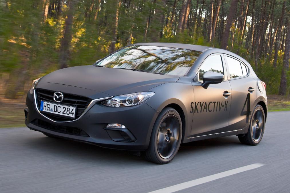 Mazda Skyactive X prototype - driving