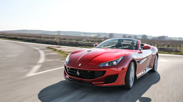 Ferrari Portofino - front driving