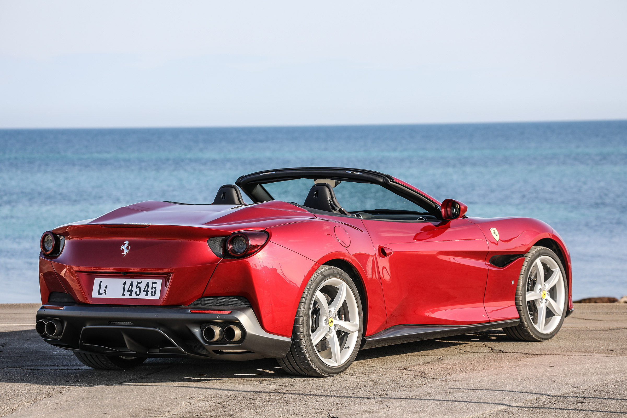 Ferrari Portofino - rear roof down
