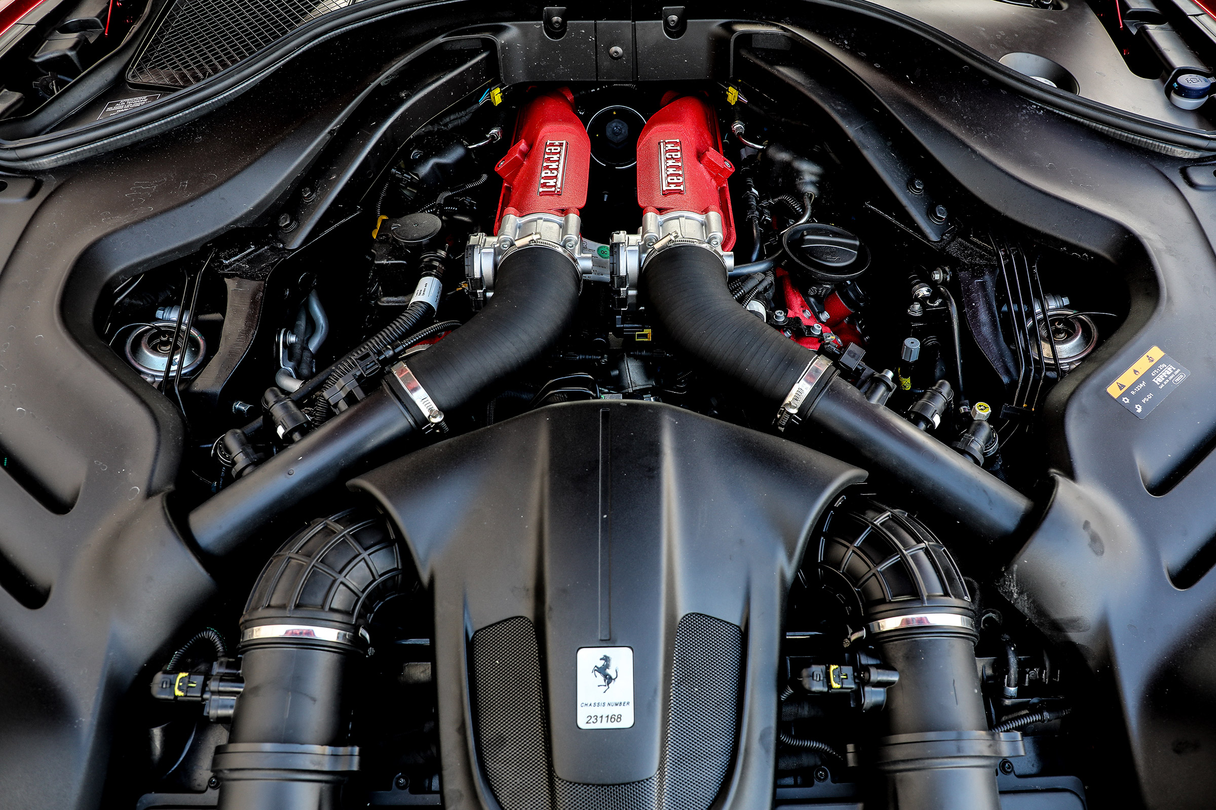 Ferrari Portofino - engine bay