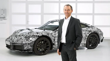 August Achleitner and the 992 Porsche 911 prototype