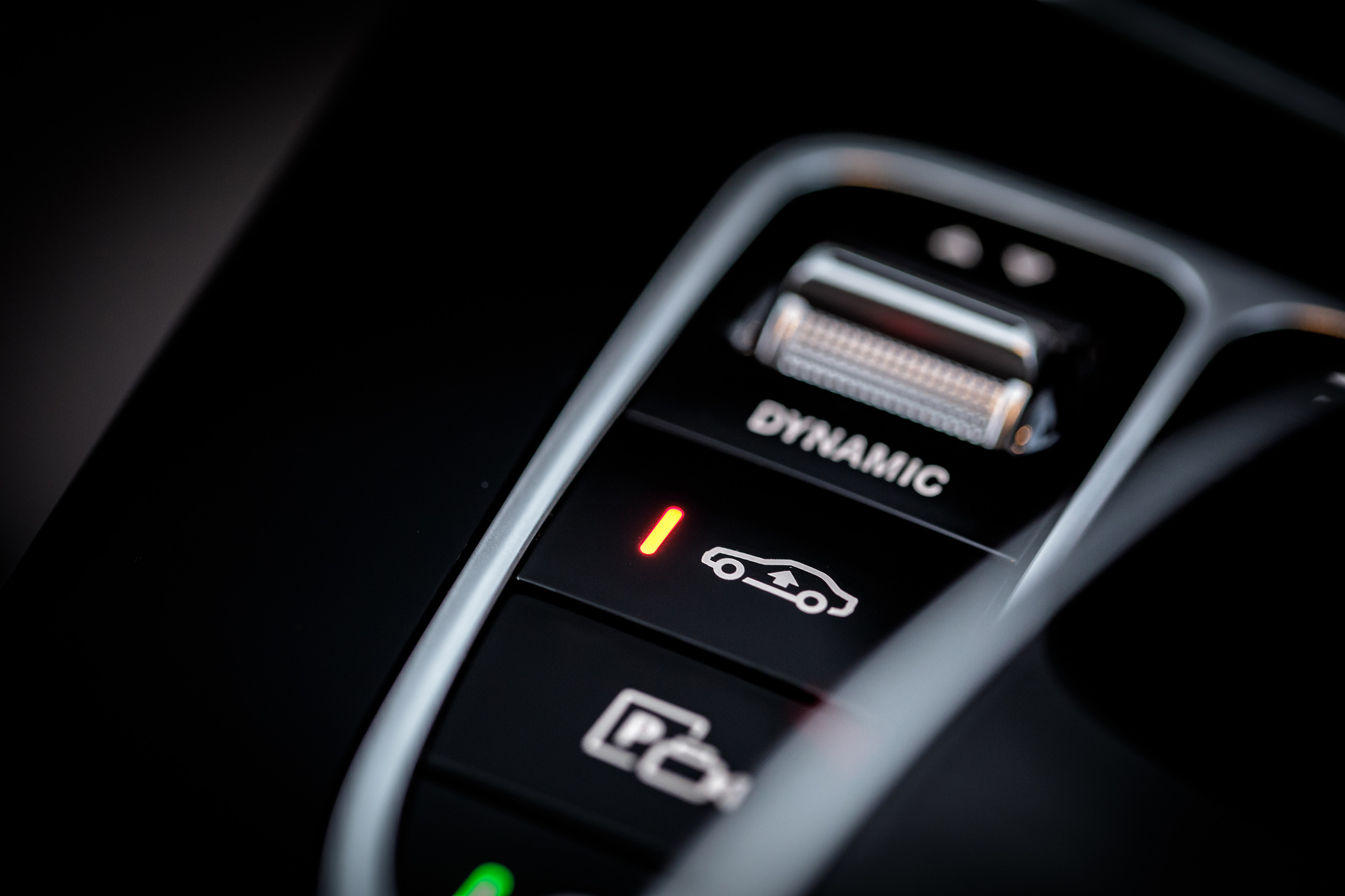 Mercedes E-class All-Terrain – driver modes control panel