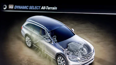 Mercedes E-class All-Terrain – driver mode display