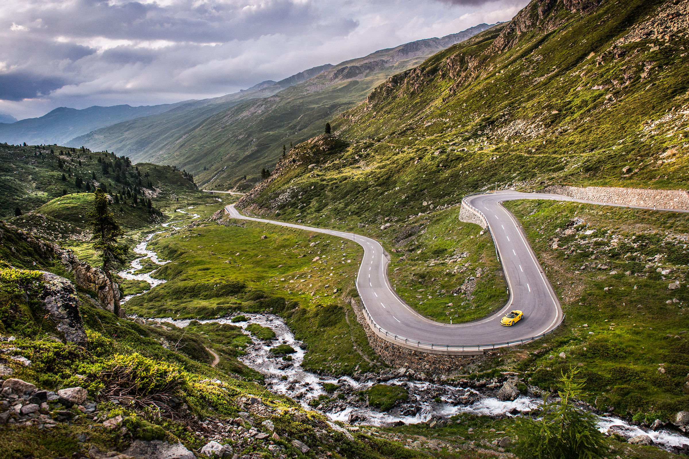 Porsche Boxster Spyder - landscape