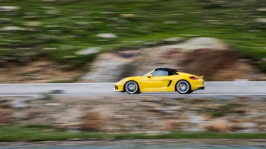 Porsche Boxster Spyder - side