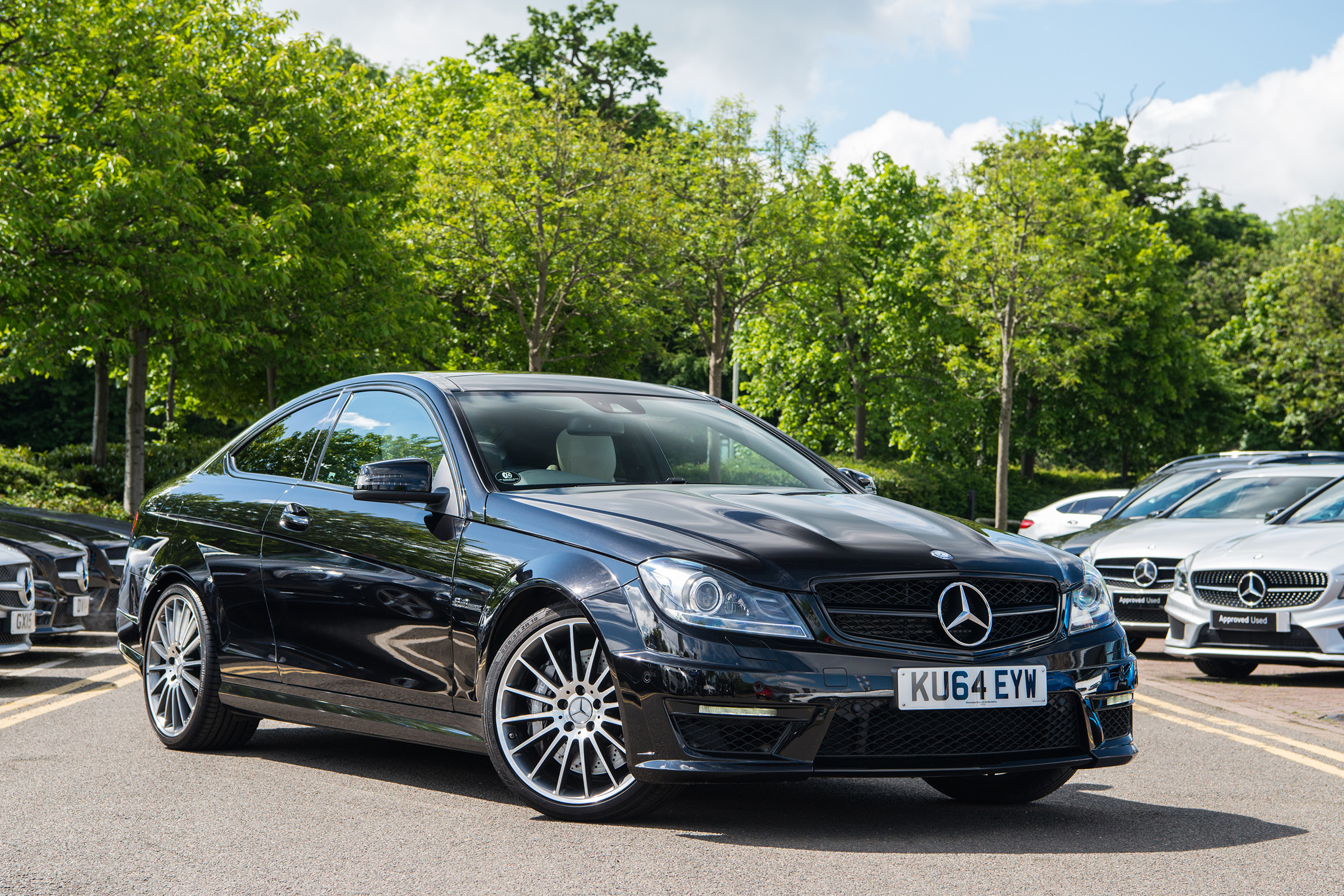 Mercedes-Benz C63 AMG Coupe – front quarter