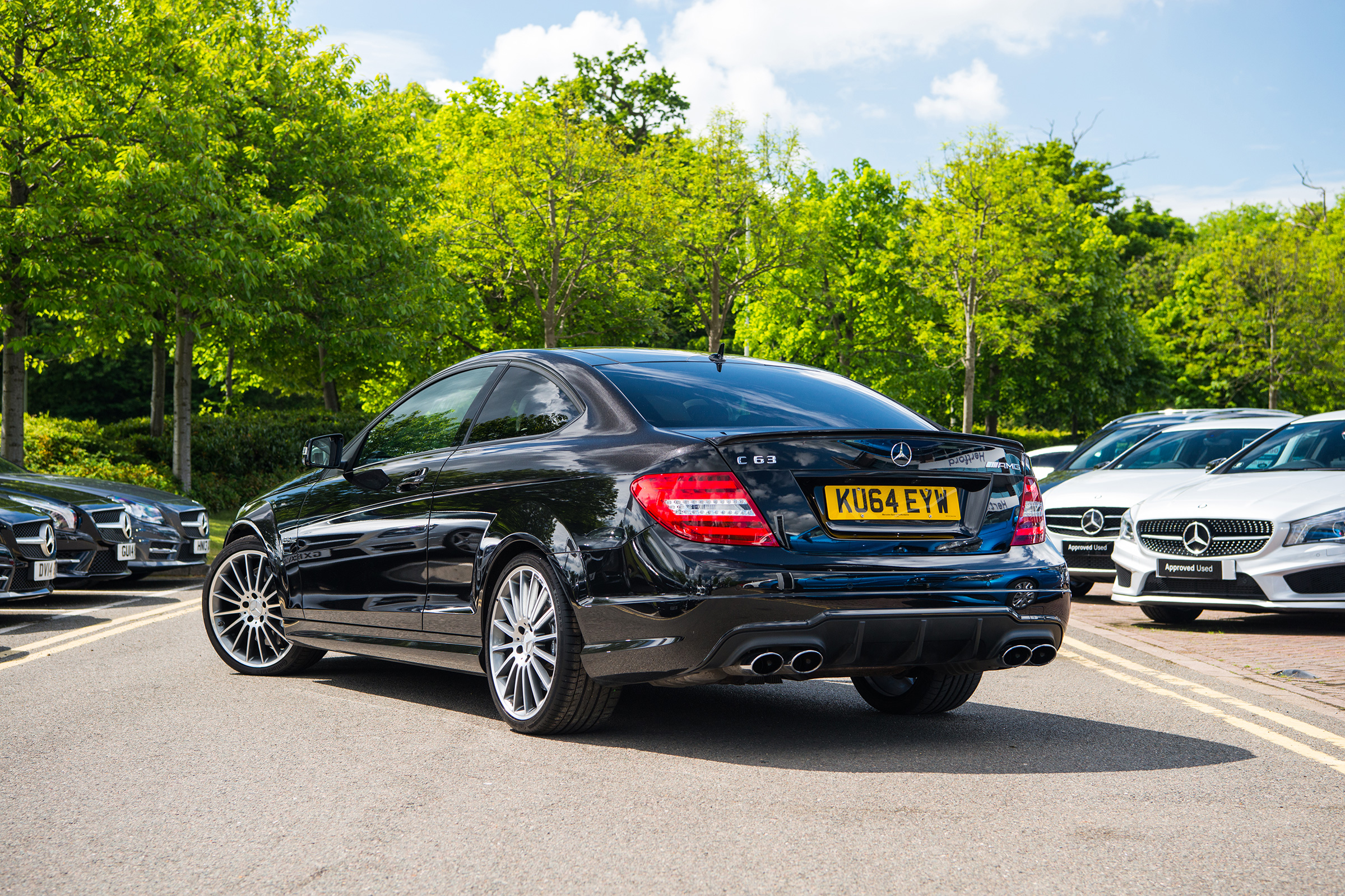 Mercedes-Benz C63 AMG Coupe – rear quarter