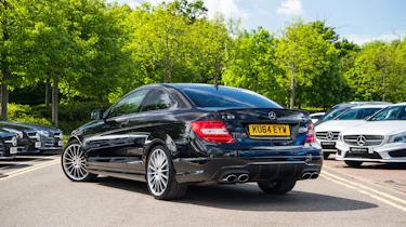 Mercedes-Benz C63 AMG Coupe – rear quarter