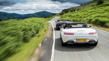 Mercedes-AMG GT Roadster and Audi R8 Spyder