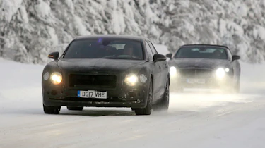 Bentley Flying Spur spied – front