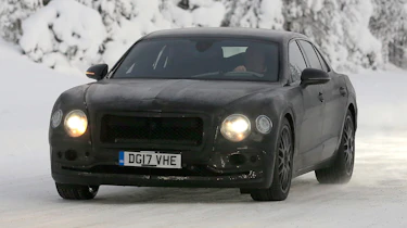 Bentley Flying Spur spied – front