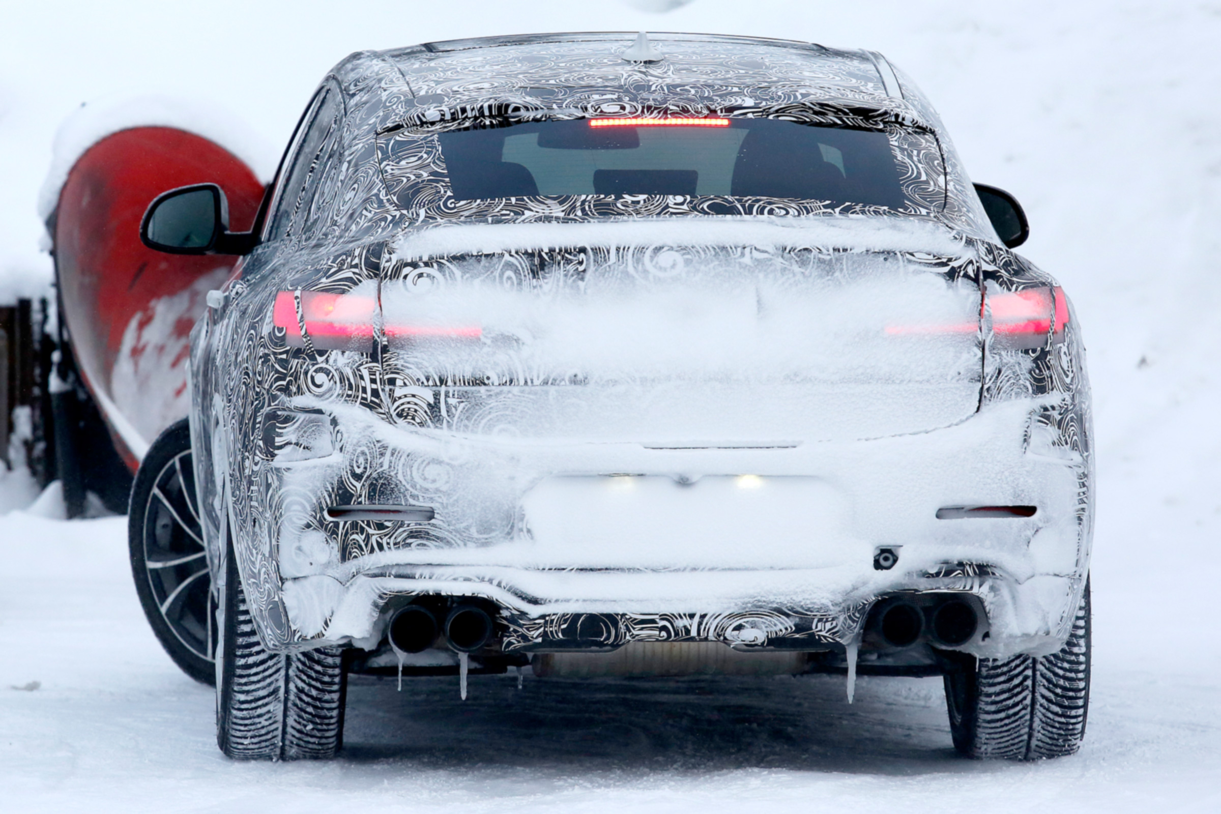 BMW X4 M development car - Rear