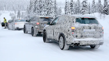 BMW X5 M spies – rear quarter
