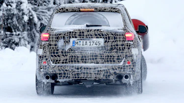 BMW X5 M spies – rear