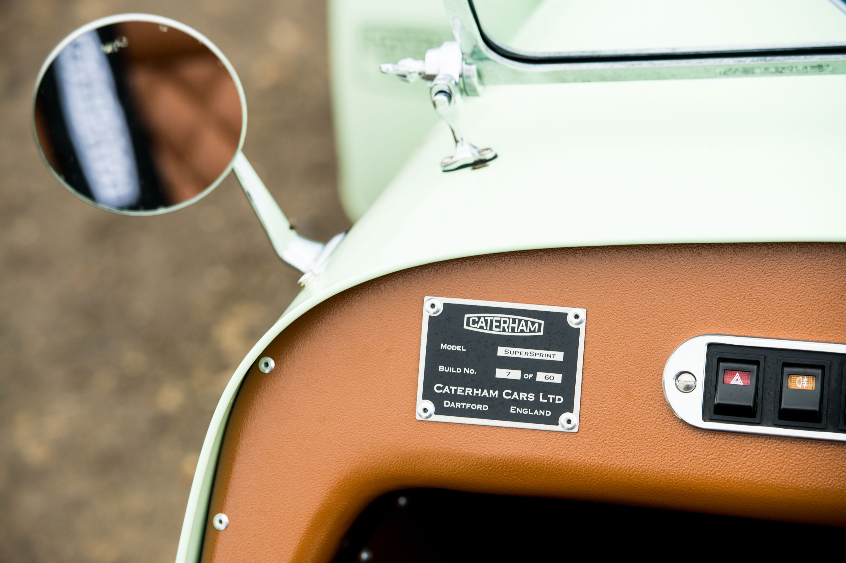 Caterham Seven SuperSprint - Plaque