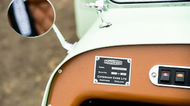 Caterham Seven SuperSprint - Plaque