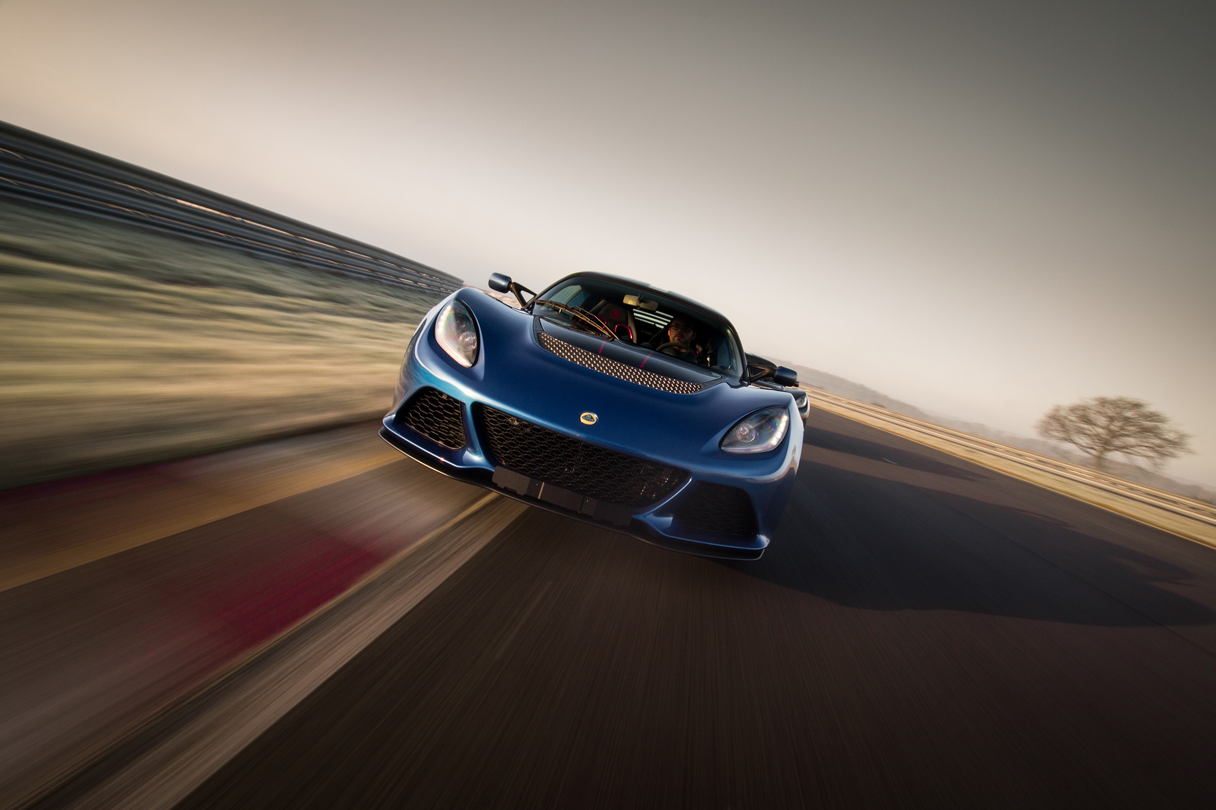 Lotus Exige 350 70th Edition –Monaco Blue - front