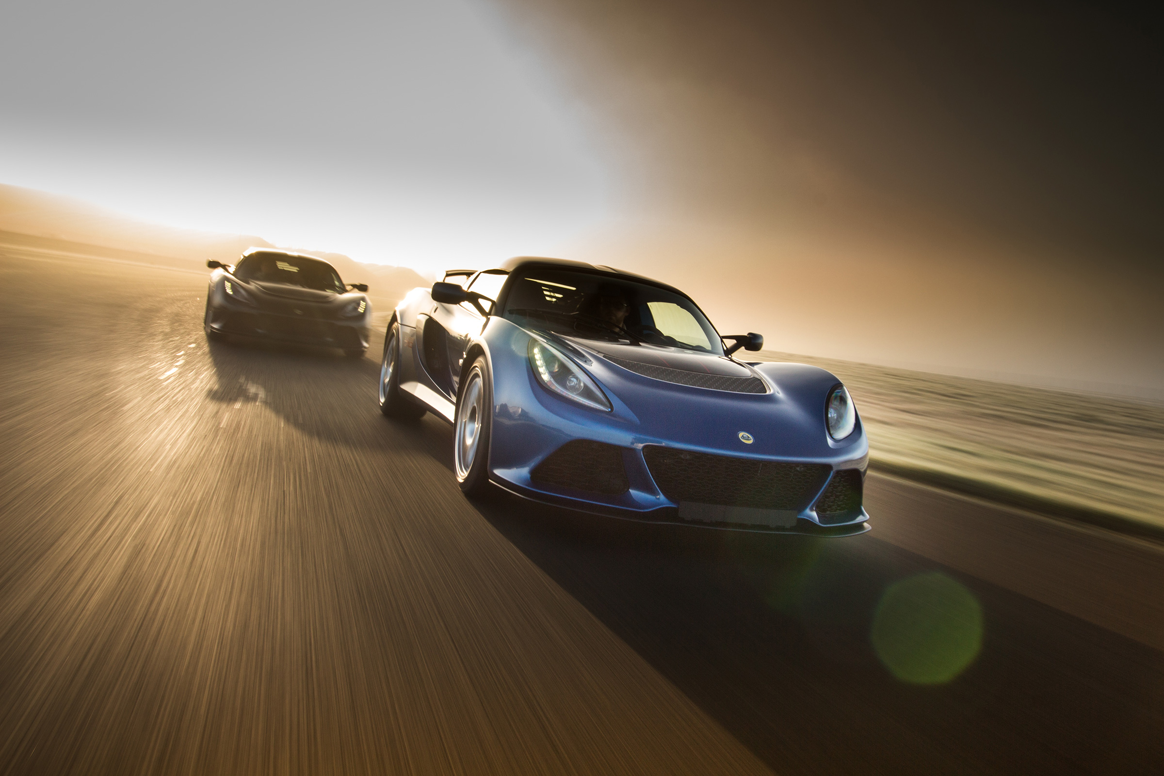 Lotus Exige 350 70th Edition –Monaco Blue - front