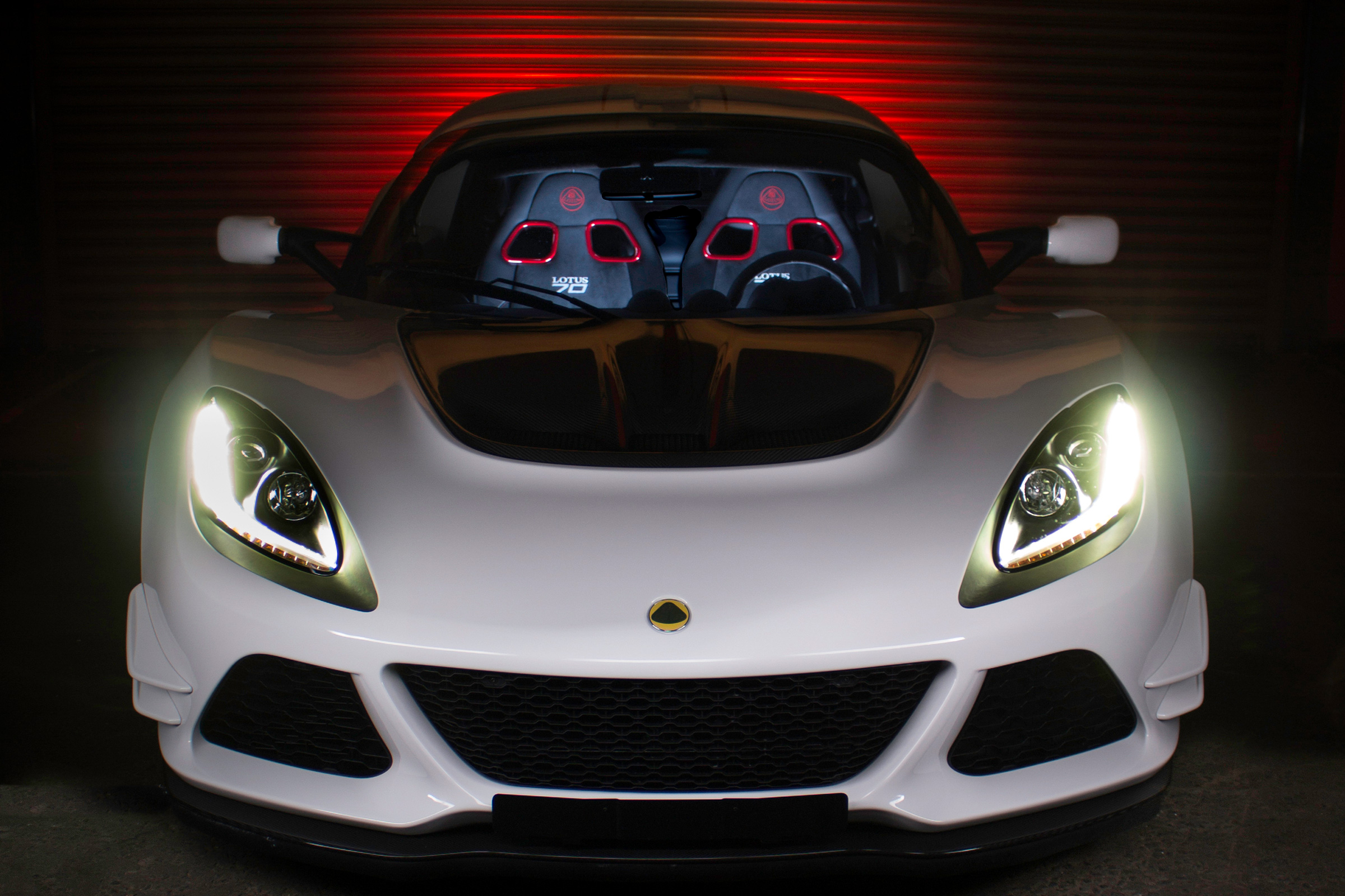 Lotus Exige 380 70th Edition – Monaco White - front