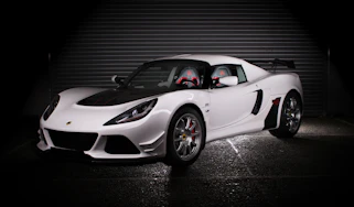 Lotus Exige 380 70th Edition – Monaco White - front quarter
