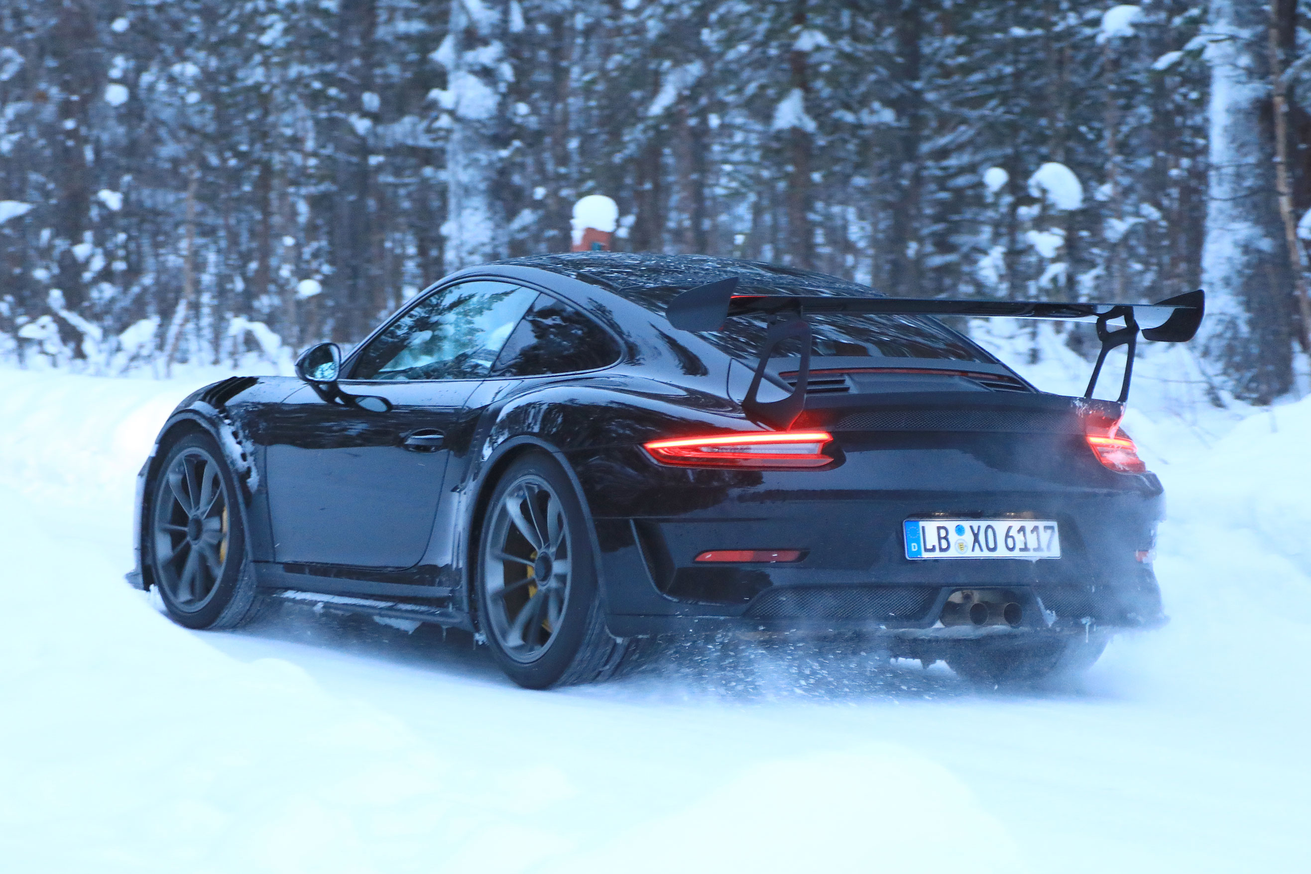 2018 Porsche 911 GT3 RS prototype - Rear
