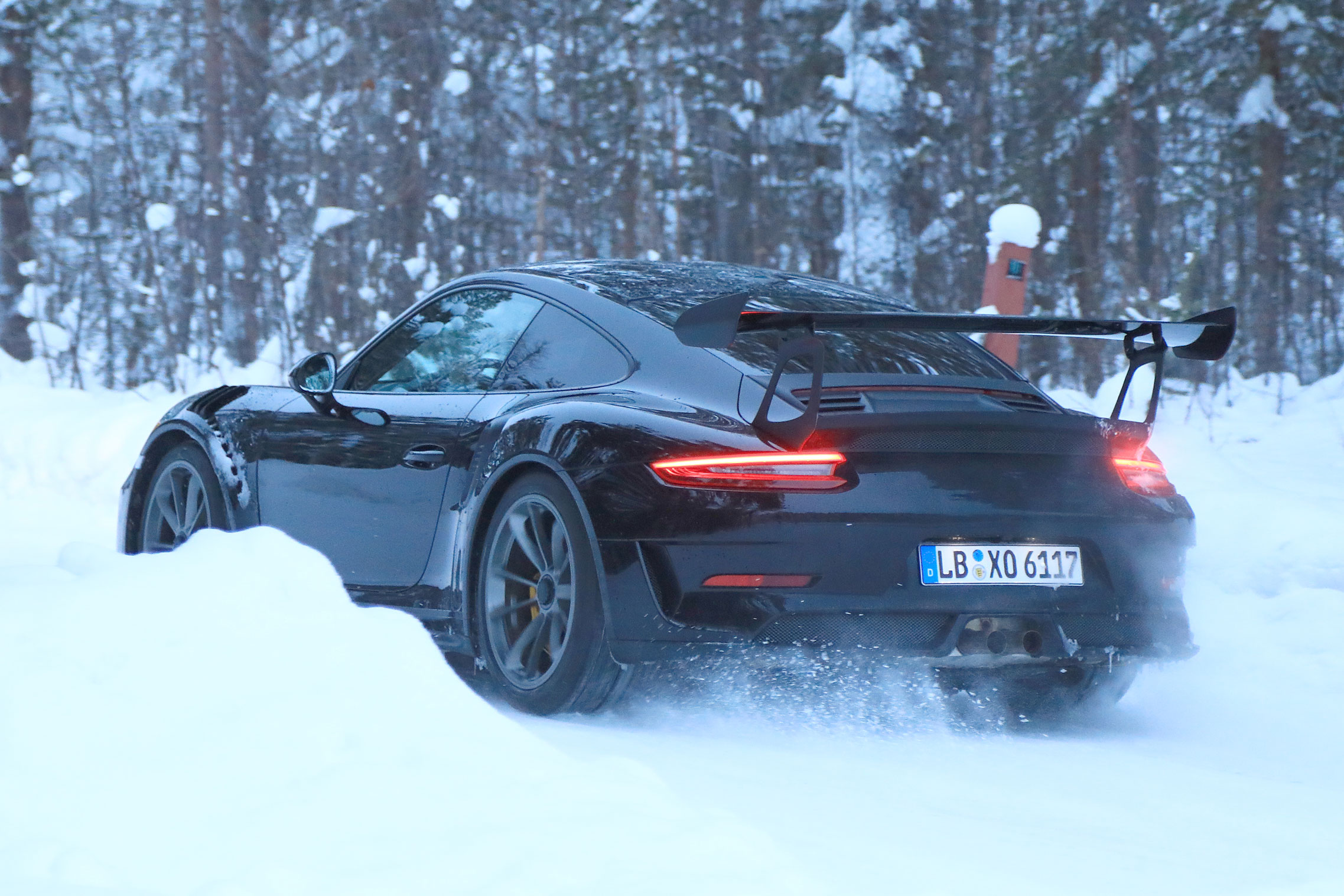 2018 Porsche 911 GT3 RS prototype - Rear