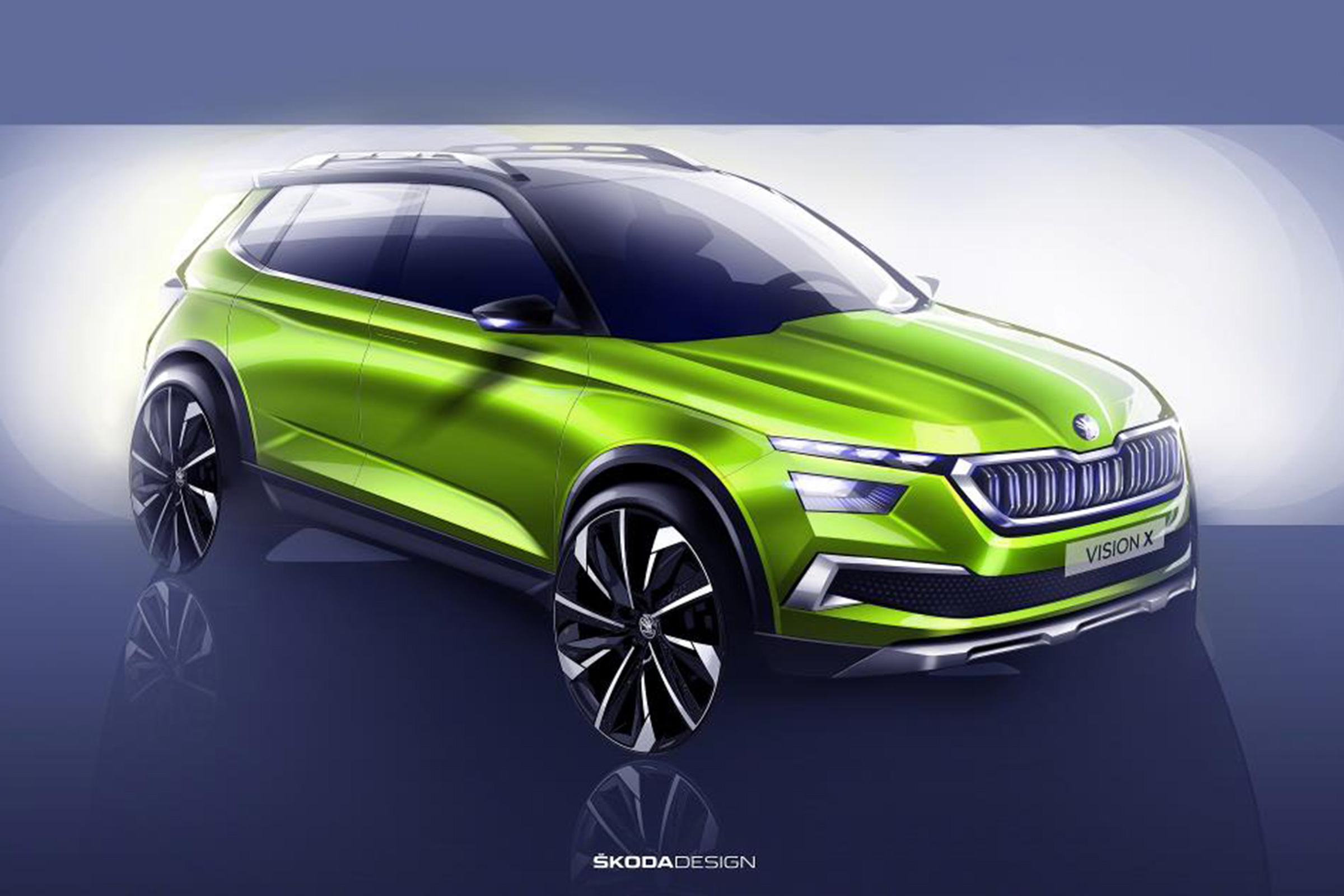 Skoda X drawings – front