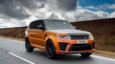 Range Rover Sport SVR front three quarters