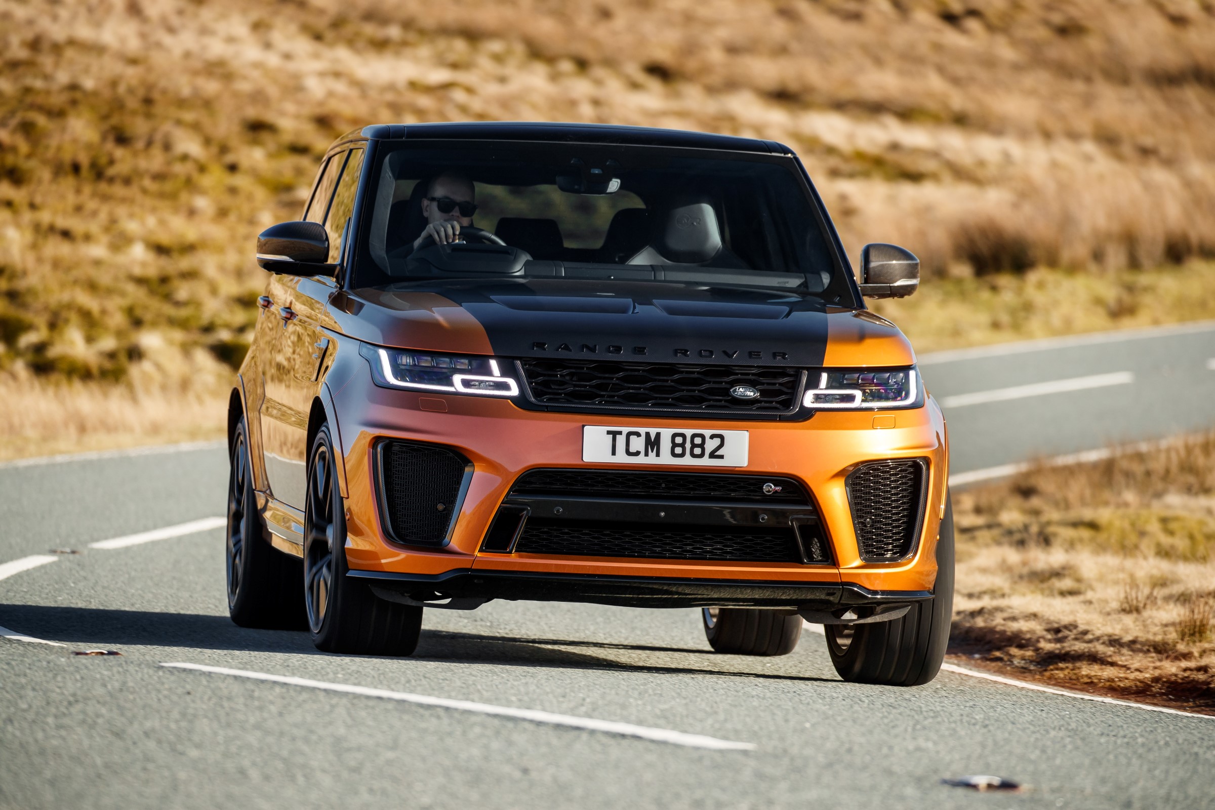 Range Rover Sport SVR front cornering