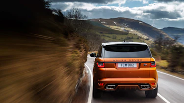 Range Rover Sport SVR rear scenic