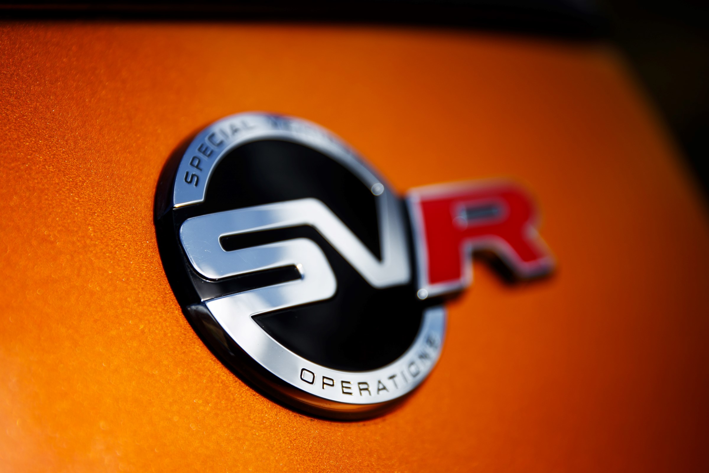 Range Rover Sport SVR badge