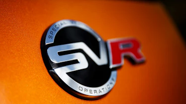 Range Rover Sport SVR badge