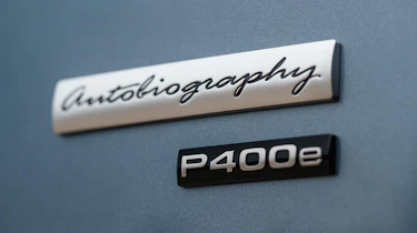 Range Rover P400e PHEV badge