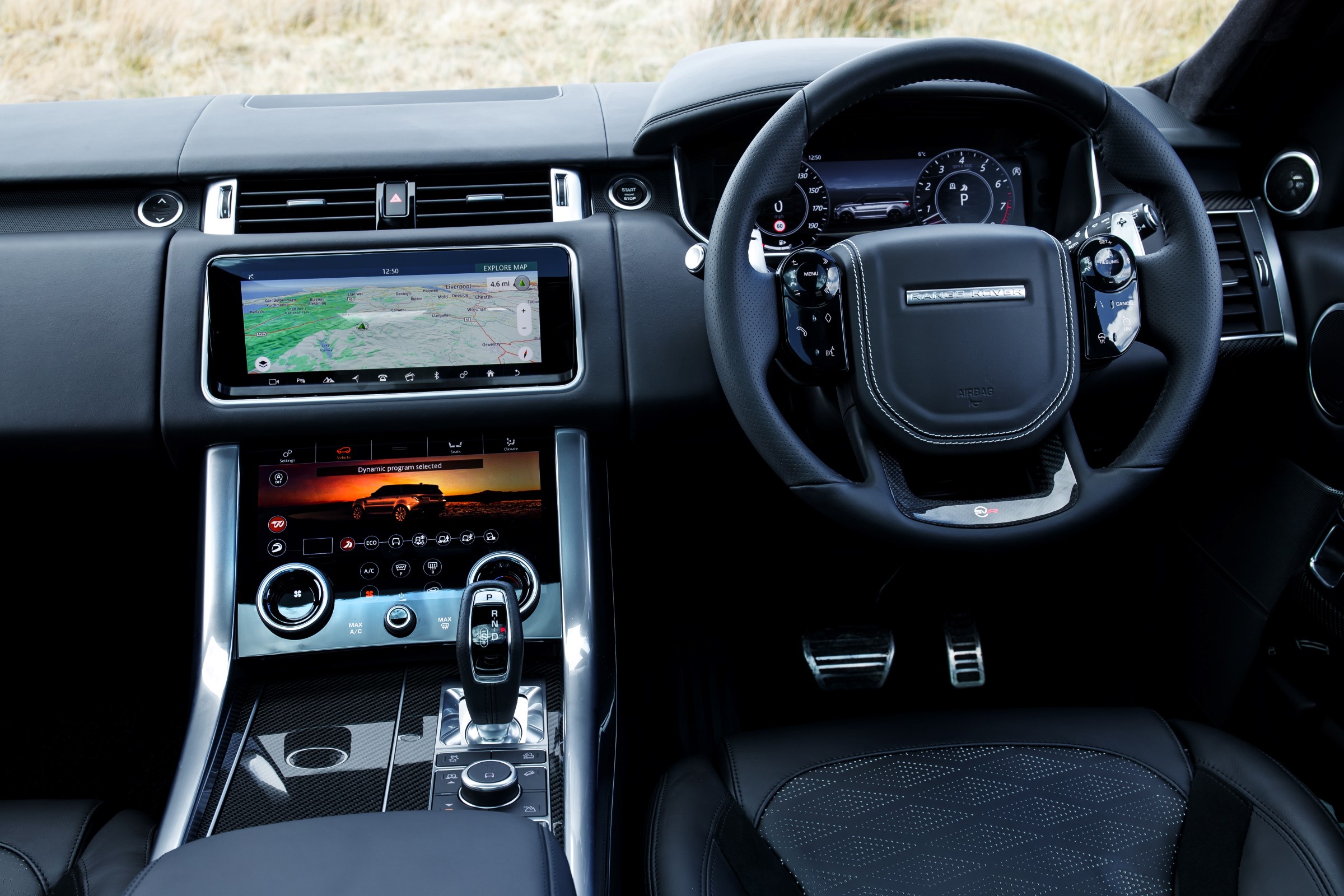 Range Rover Sport SVR interior