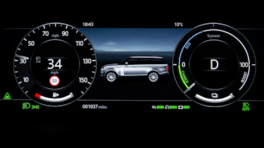 Range Rover P400e PHEV dials