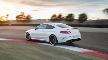Mercedes-AMG C 63 S Coupe - white rear quarter