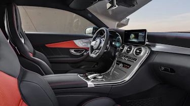 Mercedes-AMG C 63 S Coupe - white interior