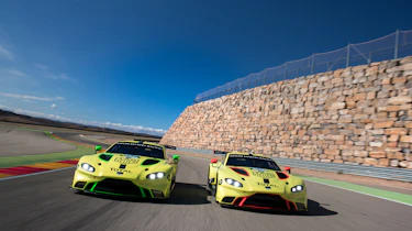 2018 Aston Martin Vantage GTE – front on track