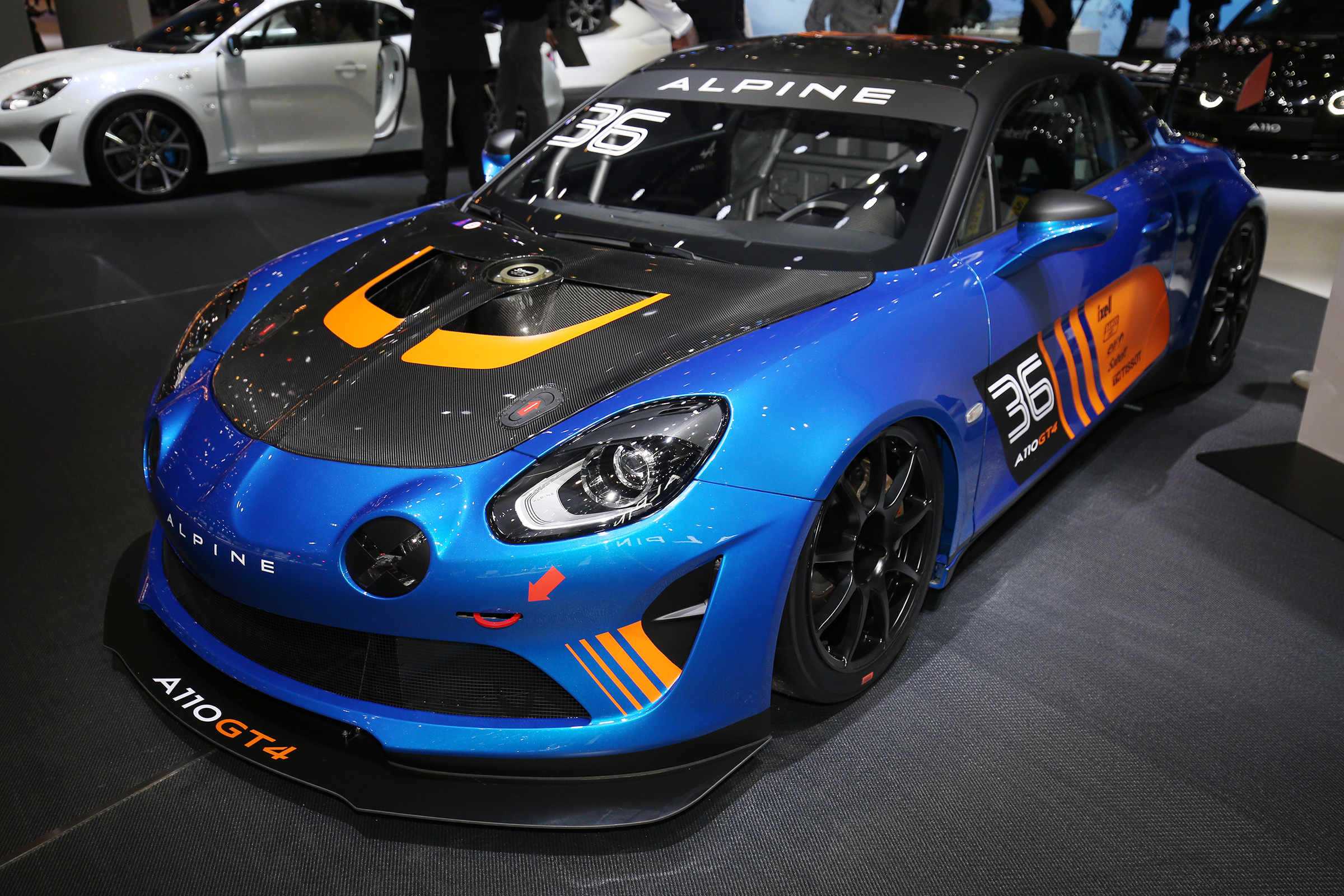 Alpine A110 GT4 – front quarter